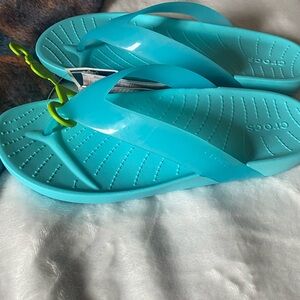 CROCS Vibrant Aqua Sandals
